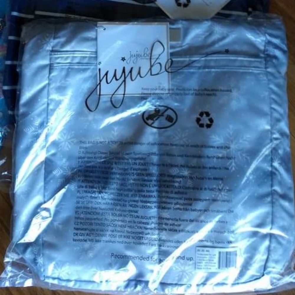 NIP jujube SNOW QUEEN SQ be light FROZEN tote bag